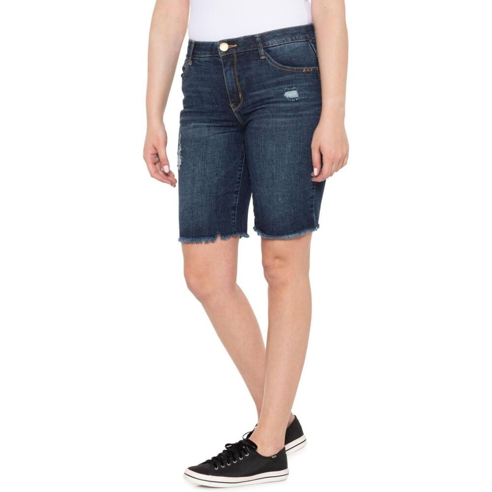 DEMOCRACY Stretchy Denim Plus Sz 24 High Rise ABSOLUTION Slimming Shorts NWT NEW